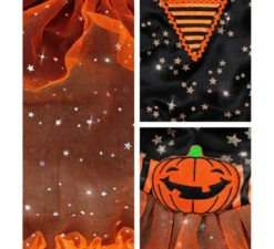 Costume da strega zucca per bambine