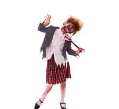 Costume da studente zombie per bambina
