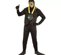 Costume da sub professionista da uomo