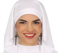 Costume da suora bianca per donna