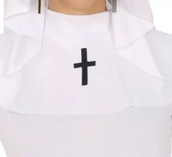 Costume da suora bianca per donna
