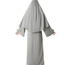 Costume da suora grigia per uomo