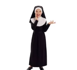 Costume da suora nera per bambine