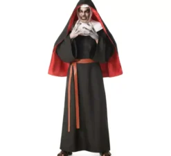 Costume da suora nera per uomo