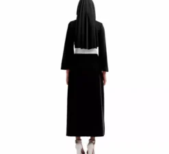 Costume da suora nero per donna