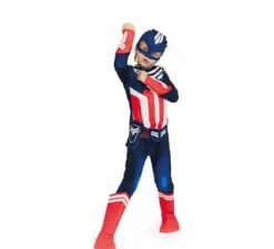 Costume da supereroe americano per bambino