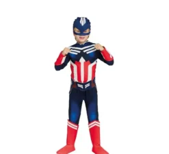 Costume da supereroe americano per bambino