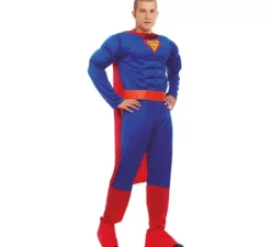 Costume da supereroe kryptoniano da uomo