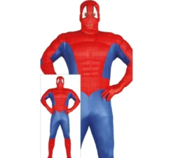 Costume da super eroe muscoloso per un uomo