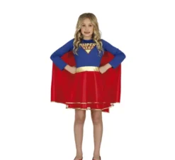 Costume da super eroina con gonna per bambina