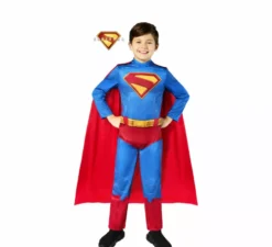 Costume da Superman con mantello per bambini