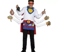 Costume da super padre per un uomo