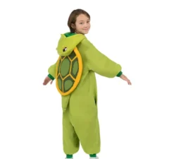 Costume da Tartaruga o Pigiama con cappuccio e coda per bambini