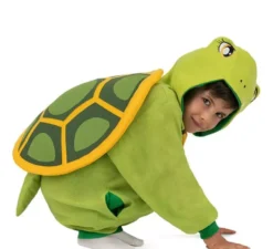 Costume da Tartaruga o Pigiama con cappuccio e coda per bambini