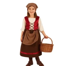 Costume da taverna medievale per bambina