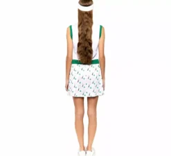 Costume da tennista retr� per donna