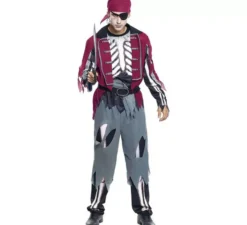 Costume da teschio pirata per uomo