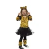 Costume da tigre civettuola con tutù per bambina