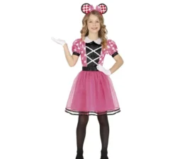 Costume da topolina rosa per bambina