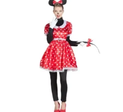 Costume da Topolina rosso per donna