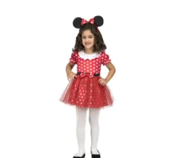 Costume da topo rosso per bambina e bebé
