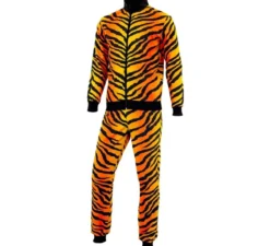 Costume da tuta alla moda per feste da tigre per adulti