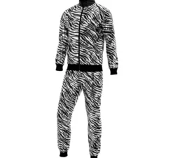 Costume da tuta alla moda per feste in argento metallizzato per adulti