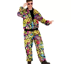 Costume da tuta anni '90 per uomo