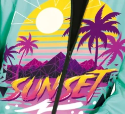 Costume da tuta da uomo al tramonto anni '80
