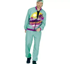 Costume da tuta da uomo al tramonto anni '80