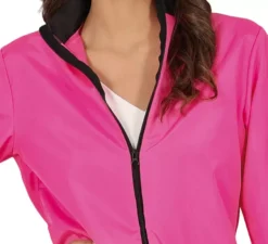 Costume da tuta fucsia fluo per donna