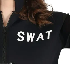 Costume da ufficiale Swat con gonna per teenager