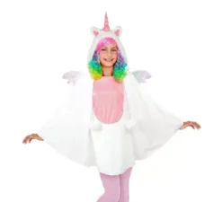 Costume da unicorno o poncho con cappuccio per bambini