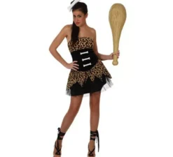 Costume da uomo delle caverne per una donna