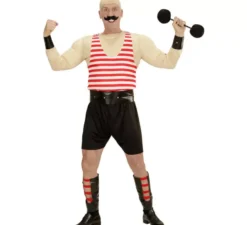 Costume da uomo forte del circo per uomo