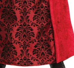 Costume da vampira con cappuccio rosso per bambina