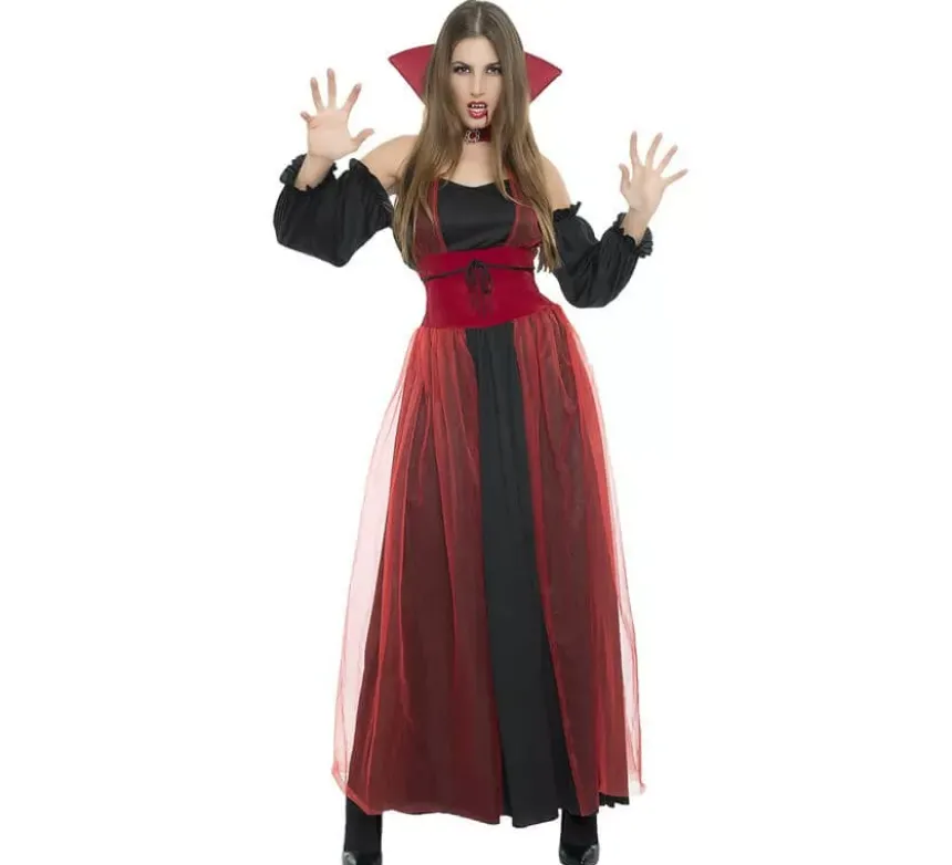 Costume da vampiro a tulipano per donna