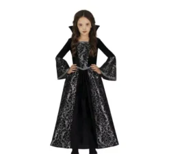 Costume da vampiro gotico argento per ragazza