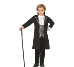 Costume da vampiro in argento per bambino