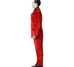 Costume da vampiro rosso elegante per uomo