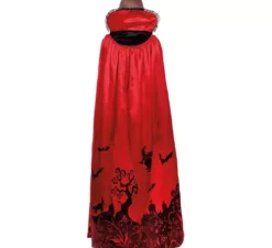 Costume da vampiro stampato deluxe per donna