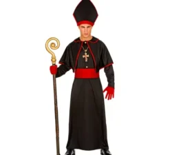 Costume da vescovo con cappello per uomo