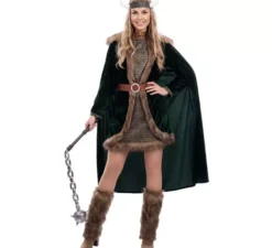 Costume da vichingo deluxe per donna
