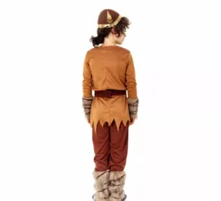 Costume da vichingo marrone per bambino