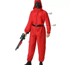 Costume da Vigilante Complice della Scimmia Rossa per adulto