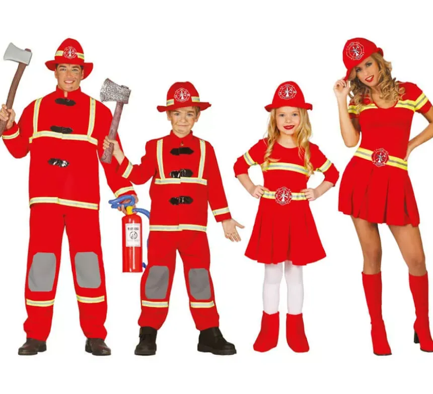 Costume da vigile del fuoco per un uomo
