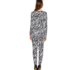 Costume da zebra con coda per donna