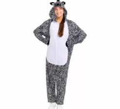 Costume da zebra safari per adulto
