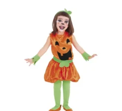 Costume da zucca divertente per bambina e bebé