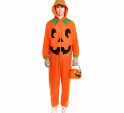 Costume da zucca sorridente per uomo
